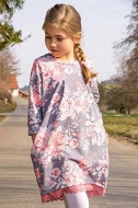 Schnittmuster fadenkäfer lässiges Mädchenkleid, Jerseykleid Amelie Gr. 50-164