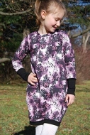 Schnittmuster fadenkäfer lässiges Mädchenkleid, Jerseykleid Amelie Gr. 50-164