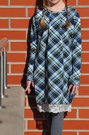 Schnittmuster fadenkäfer lässiges Mädchenkleid, Jerseykleid Amelie Gr. 50-164
