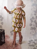 Schnittmuster fadenkäfer lässiges Mädchenkleid, Jerseykleid Amelie Gr. 50-164