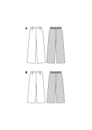 fashionable trousers paper sewing pattern burda 5969 diy...