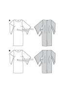legeres Kleid Schnittmuster Burda 5950 DIY zum nähen