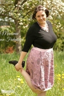 Schnittmuster Damenkleid, Jerseykleid Maxima Gr. 32-58 von fadenkäfer