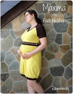 Schnittmuster Damenkleid, Jerseykleid Maxima Gr. 32-58 von fadenkäfer