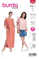 dress sewing pattern for women burda 5894 sewing...