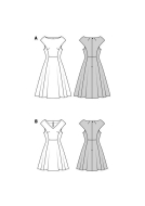 hübsches Kleid Schnittmuster Burda 5901 DIY zum...