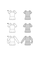 pretty shirts paper sewing pattern burda 5908 diy instructions