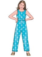 Schnittmuster hübsches Mädchenkleid, Mädchenoverall Butterick 6908 Gr. 7-14 (127-155cm)