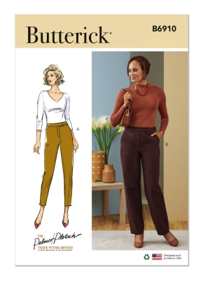 trousers sewing pattern for women butterick 6910 sewing instructions