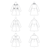 goldiger Kindermantel Schnittmuster Butterick 6921 DIY...