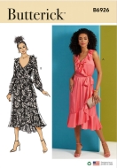 dress sewing pattern for women butterick 6926 sewing...