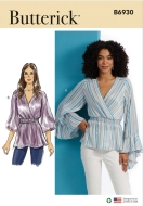 blouse sewing pattern for women butterick 6930 sewing...