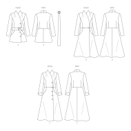 Sewing pattern coat size P5 12-20 (DE 38-46) No. 6917 Butterick