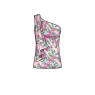 Sewing pattern Misses  Set of One-Shoulder Tops NewLook 6701