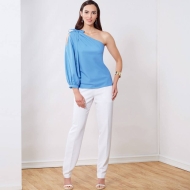 Sewing pattern Misses  Set of One-Shoulder Tops NewLook 6701