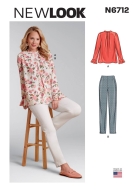 combination sewing pattern for women newlook 6712 sewing...