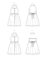 ärmelloses Mädchenkleid Schnittmuster NewLook...