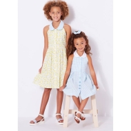 Kinderkleider Schnittmuster NewLook 6727 einfach zu nähen