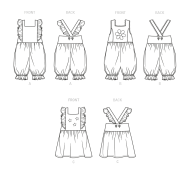 sweet baby combinations paper sewing pattern newlook 6738 diy instructions