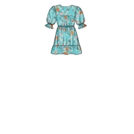 Sewing pattern Girls dress, blouse, and pants NewLook 6739