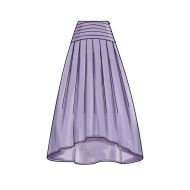 Sewing pattern Misses skirt, pleated skirt NewLook 6744