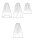 wide skirts paper sewing pattern newlook 6744 diy instructions