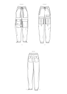 praktische Herrenhose Schnittmuster NewLook 6745 DIY zum...