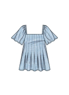 Schnittmuster niedliche Damenbluse mit Biesen New Look 6754  Gr. 34-44
