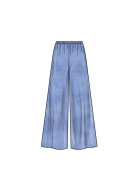 Schnittmuster bauchfreie Damenkombi Top und Hose New Look 6758  Gr. 32-50