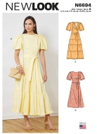 Kleid Schnittmuster für Damen NewLook 6694 mit...