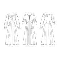 fitted dresses paper sewing pattern newlook 6695 diy instructions