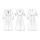 fitted dresses paper sewing pattern newlook 6695 diy instructions