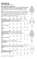 Schnittmuster einfaches Damenkostüm Jacke mit Ohren Simplicity 9354  Gr. 32-50