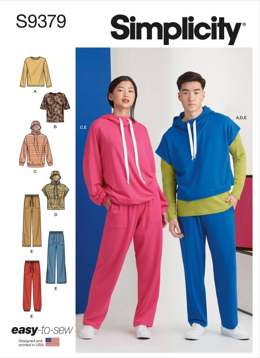 Kombination Schnittmuster für Damen Simplicity 9379 mit Nähanleitung