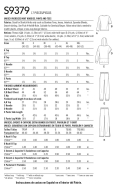Schnittmuster sportliche Unisexkombi Shirt. Hoodie und Hose Simplicity 9379  Gr. XS-XXL 30-52 (DE 40-62) Herr