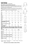 Schnittmuster sportliche Kinderkombi Shirt, Hoodie und Hose Simplicity 9394  Gr. Kids XS-XL 4-14 (107-153cm)