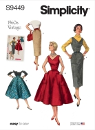 Vintage Schnittmuster Simplicity 9449 mittel zu nähen