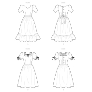 zauberhaftes Vintage Schnittmuster Simplicity 9464 DIY zum nähen
