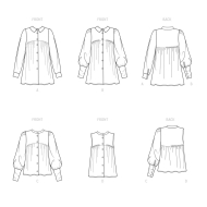 legere Bluse Schnittmuster Simplicity 9467 DIY zum...