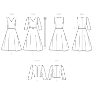 schönes Kleid Schnittmuster Simplicity 9473 DIY zum...