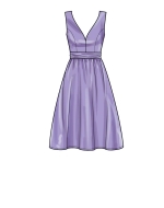 Sewing pattern Misses dress with V-neck Simplicity 9475