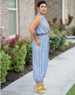 Sewing pattern Misses jumpsuit with halter neck Simplicity 9480