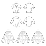 zauberhafte Vintage Schnittmuster Simplicity 9537 DIY zum...