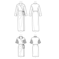 modisches Kleid Schnittmuster Simplicity 9539 DIY zum...