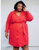 Sewing pattern Misses dress plussize, wrap dress Simplicity 9540