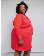 Sewing pattern Misses dress plussize, wrap dress Simplicity 9540