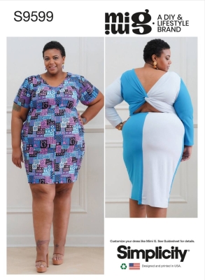 dress sewing pattern for women simplicity 9599 sewing instructions