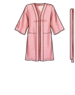 Schnittmuster leichte Damenjacke, Blusenjacke, Kaftan Simplicity 9602  Gr. 32-50