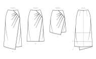 schöner Rock Schnittmuster Simplicity 9607 DIY zum...
