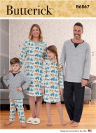 Wäsche Schnittmuster Butterick 6867 einfach zu nähen
